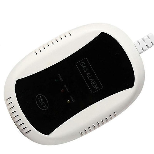 Trådlös naturgasdetektor Högkänslig 80db Varning 433mhz Säkerhetssystem Gasläckagesensor Eu