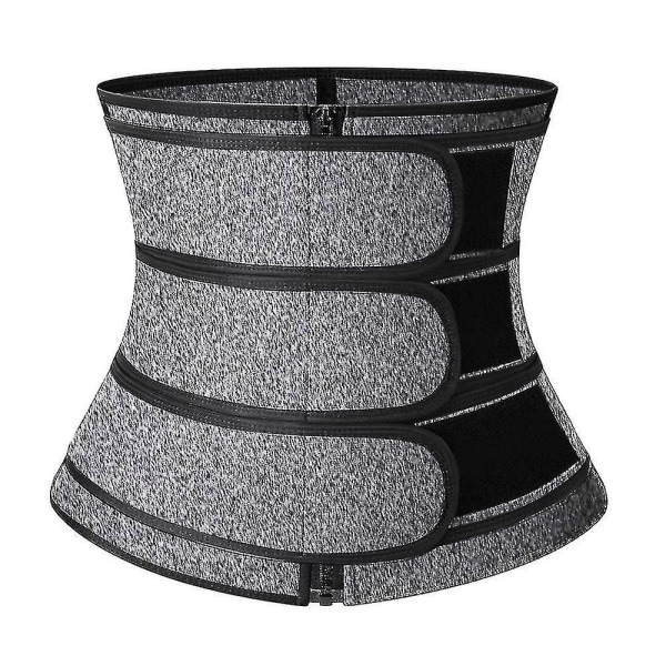 Tflycq Slankende Kroppsformende Midjetrener Magekontroll Girdle Korsettbelter Grey 2XL
