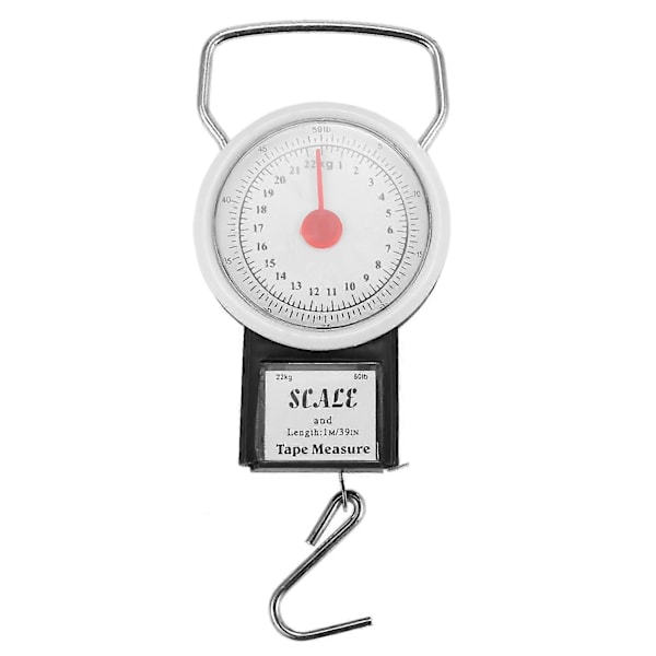 Bærbar Bagage Rejsevægt Hængende Kuffert 22kg 50lb Målebånd