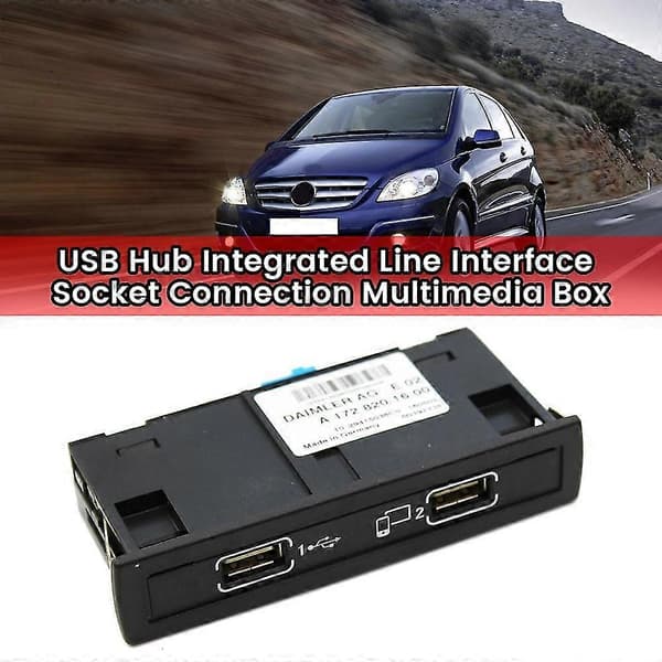 A1728201600 Bil USB Hub Integrert Grensesnitt Socket Koblingsboks For Cla200 Gla200