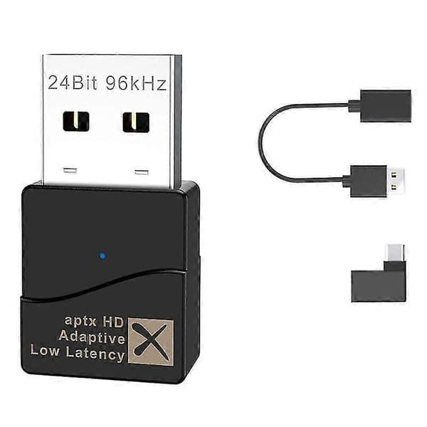 2x Aptx Adaptive Bluetooth -lähetin, Usb Bluetooth 5.2 -audiolähetin, ajuriton, voi vaihtaa