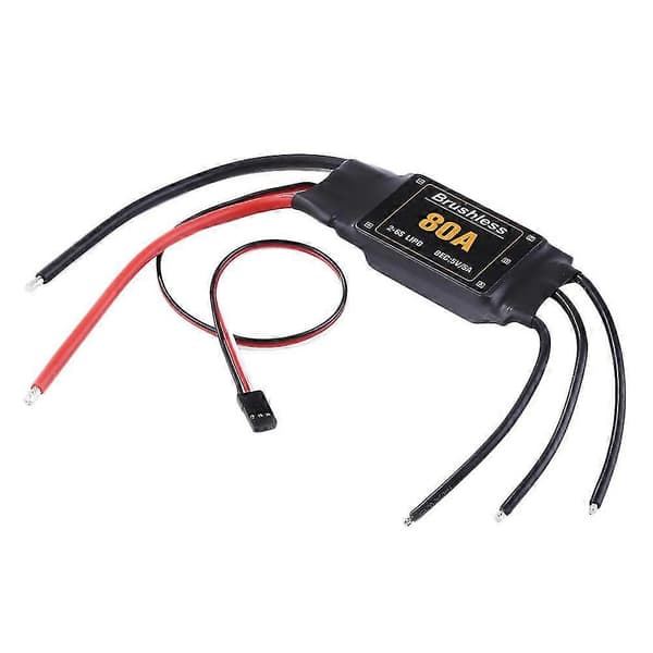 80A ESC BEC 2-6S Lipo Hastighetsregulator med UBEC för RC Flygplan Helikopter