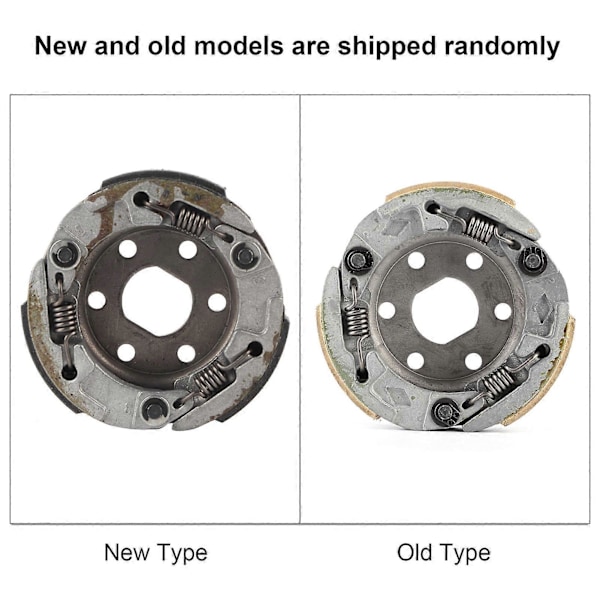 Motor Centrifugal Blok Koblingsbærer Drevne Hjul Motorcykeldele til GY6 50cc 80cc