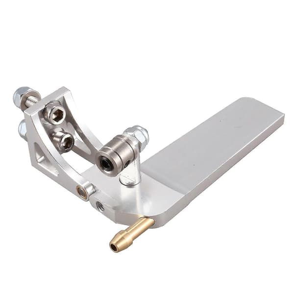 1 stk. Rc Båd Aluminium Legering Vandabsorberende Ror 52mm Styreror Til Fjernstyrede Rc Både