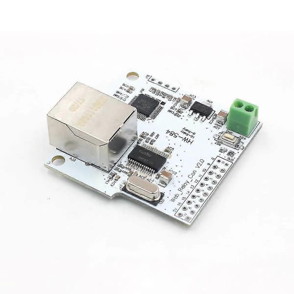 8-kanals Ethernet Nätverksmodul Kontroller Switch 5v Internet Relämodul P2p Wifi Modul Mobil