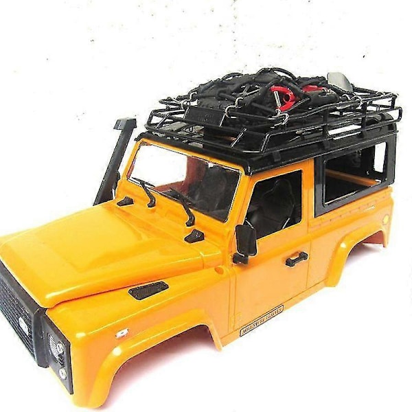 Rc-auton osat Tarvikkeet Joustava tavaraverkko 1/12 Mn D90 D99 Mn99s, musta