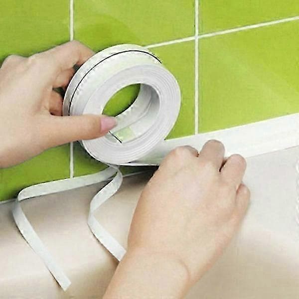 Forseglingstape til køkken og badeværelse / Tape (22 mm x 3,2 m) - Grå