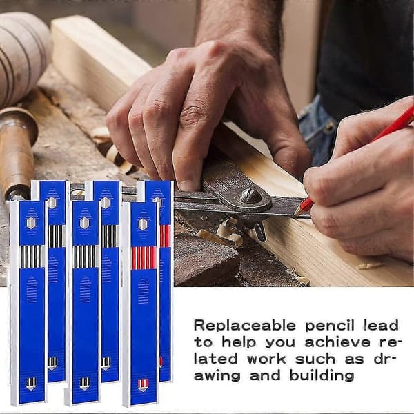 36 Stycken Torra Grafitstift, 2,0 mm Torra Pennstift, Mekaniska Pennstift För Solid Carpe