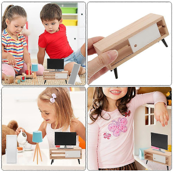 1 Setti Nukkekodin Mini Kaluste Sisustustarvikkeet DIY Tarvikkeet Nukkekotiin