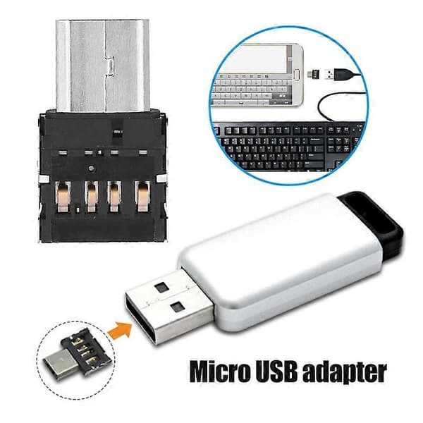 Bærbar Mini Micro USB Konverter OTG Adapter til Kortlæser Tablet Telefoner