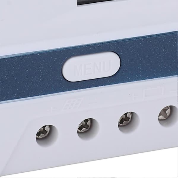 12V 24V PWM Solcellelader Kontroller LCD-skjerm med USB-utgang 40A Vanntett Solcellepanel Regulator