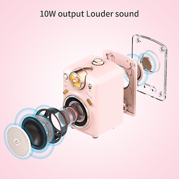 Divoom Fairy-ok Portabel Bluetooth-högtalare med Mikrofon Karao Green