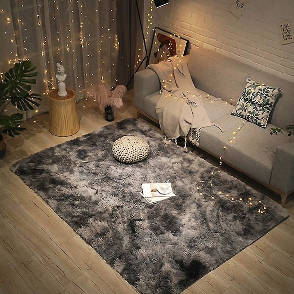 Tflycq Mjuk Modern Inomhus Shaggy 4x6.6 Matta för Sovrum Vardagsrum Sovsal Barnrum Hem Dekorativ, Halksäker Plysch Fluffig Päls Area Mattor Bekväm Nurs