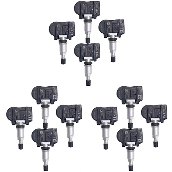 3 Sett med 4 TPMS 433mhz Dekktrykksensorer For Model S Model X Model 3 1034602-00-a 103460200a