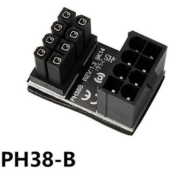 Gpu Vga Atx 8 Pin/6 Pin Naaras-Uros 180 Asteen Kulmaliitin Virtasovitin Kortti Pöytäkoneelle I