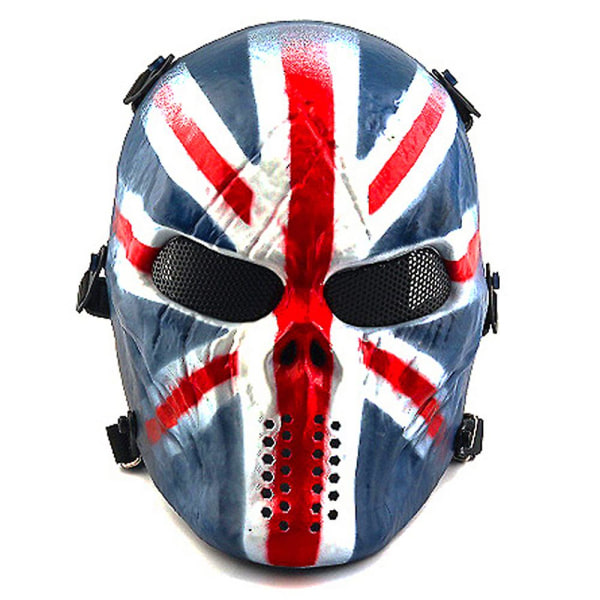 Halloween Chief Skull Mask Cs Utrustning Taktiska masker Ridning Helansikte Army Utomhus strid Festdekorationer Julklapp C