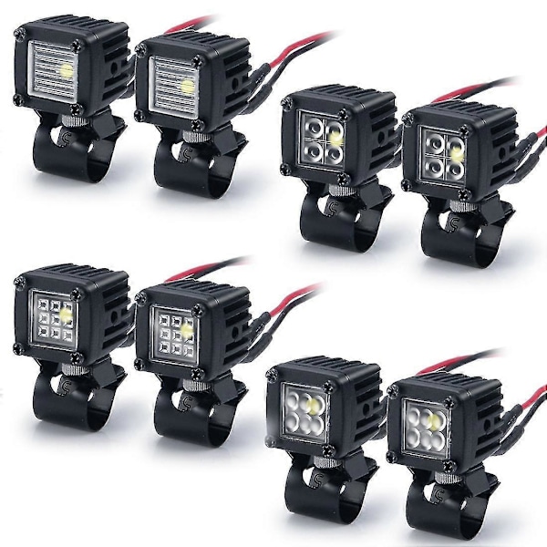 Modifiserte frontlykter Spotlight Biltopplys Bumperlys For Axial Scx10 Traxxas Trx4 Trx6 1/10 Rc