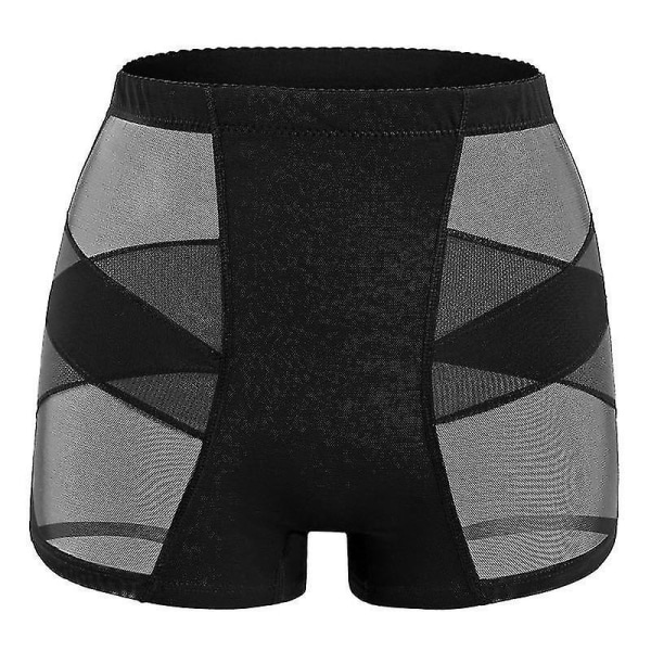 2st Kvinnor Butt Lifter Shaper Booty Enhancer Shorts Gördel Hip Enhancer Control Underkläder 2PCS black XXXL