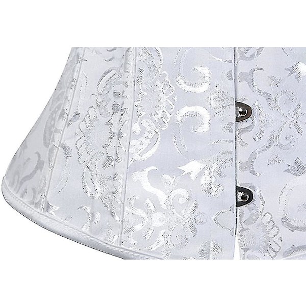 Tflycq Naisten Nauhallinen Luilla Vahvistettu Underbust Vyötärömuotoilija Korsetti White Medium