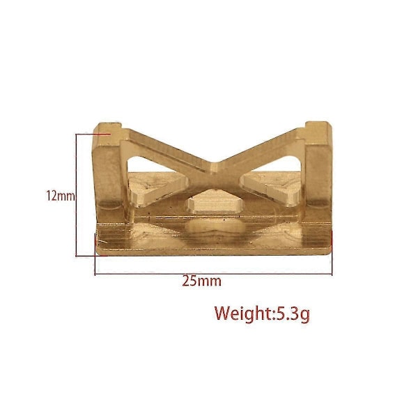 Mässing Bakre Karossfästen RC Bil Skal Kolumn För Axial Ax24 1/24 RC Crawler Bil Uppgraderingsdelar