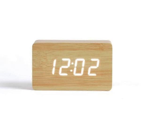 Stemmekontroll Vekkerklokke, 2 Moduser Display