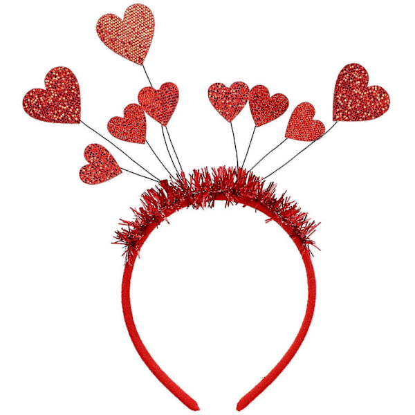 Hjerte Dekor Hodebånd Mote Hårbøyle Hodeplagg for Valentinsdagfest