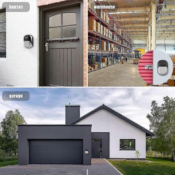 Väggmonterad 4-siffrig kombinationsnyckellåda, säker förvaring zinklegering låda med lock