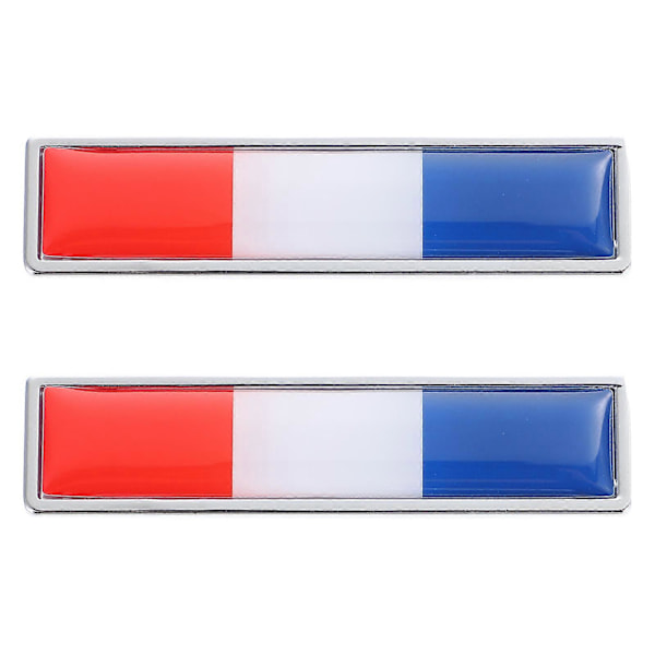 2 stk. Bil Dekorativt Klistermærke Nationalflag Tema Klistermærke Dør Dekorativt Metal Decal