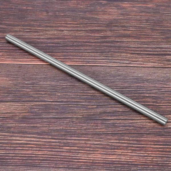 2st 8mm X 200mm Stål Rundstång Svarvverktyg Grå