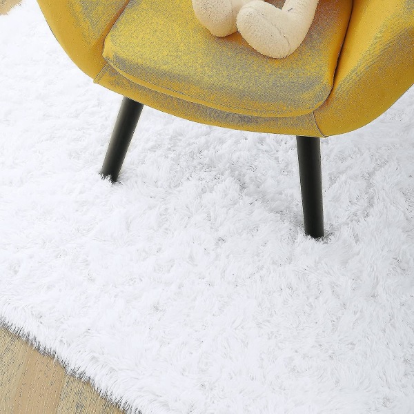 Tflycq Mjuka och Fluffiga Matta för Sovrum, Barnrum, Plush Shaggy Barnmatta, Luddig Matta för Pojkar och Flickor, College Dorm, Fuzzy Matta Vardagsrum