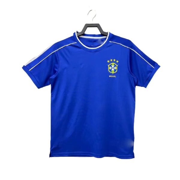 1998 Brasilien träningsdräkt på bortabanetröja Kortärmad tröja T-shirt Rooney NO.10 XXL