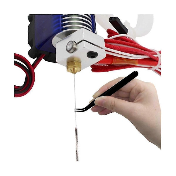 3D-printerdyser Kit med 10 stk Mk8 0,4 mm 3D-printer Messingdyser Ekstruder for 3D-printertilbehør