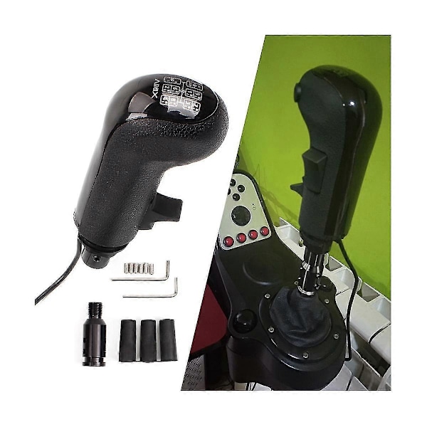 PC USB Hög Låg Växel Simulator Växelspaksknopp För G29 G27 G25 Th8a USB Växelspaksknopp För Ets2 Hb043