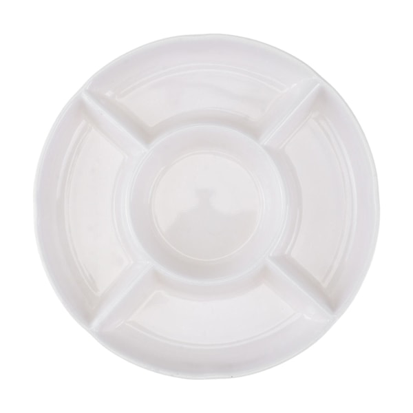 - tommers Delt Serveringsfat 5- Krydder Serveringsbrett Snacks Frukt Godteri Appetittvekkere Serveringsskåler For Hjem Restaurant