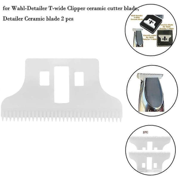 Keramisk Blad, 2 stk Keramisk Kutterblad Erstatning For -detailer T-wide