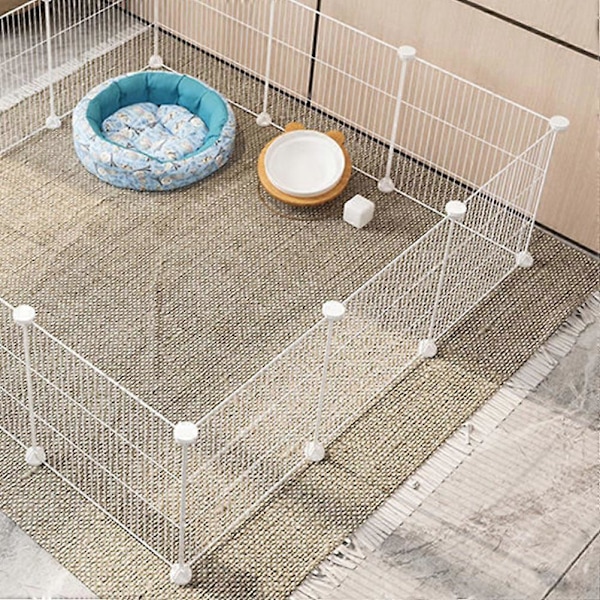 30 st Plast Pet Cage Kontakter Små Djur Lekhage Staket Fasta Spännen
