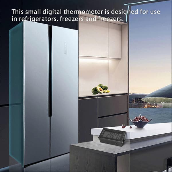 Digital Termometer med LCD för Kylskåp Frysar