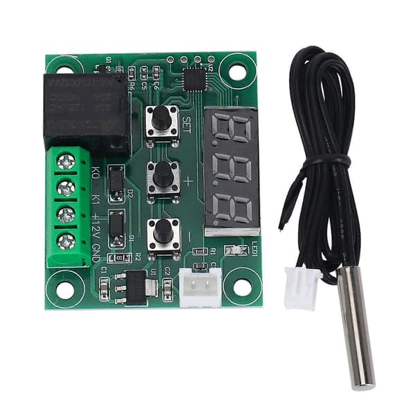 DC 12V Termostater Temperatur Varmesensor Bryter -50 ~ 110 C