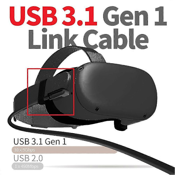 Kabel For Usb 3.1 N 1 Data Lading Vr Et Tilbehør(c-c,3 )