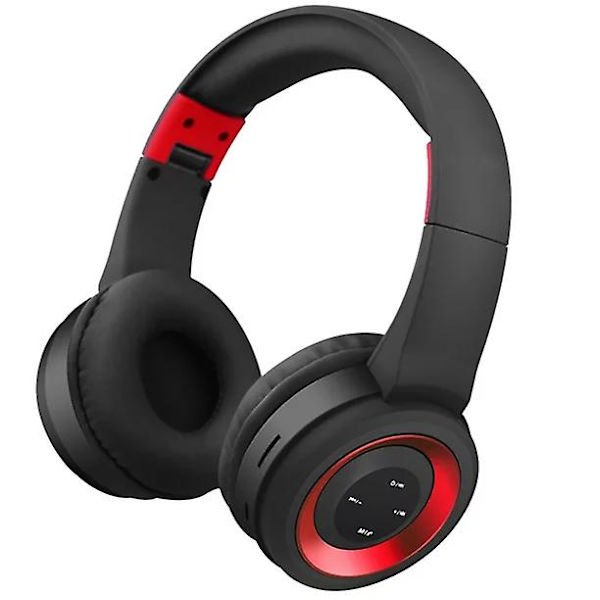 Bluetooth Hörlurar Trådlösa Hörlurar Brusreducerande Vikbara Justerbara Hörlurar Blue Black
