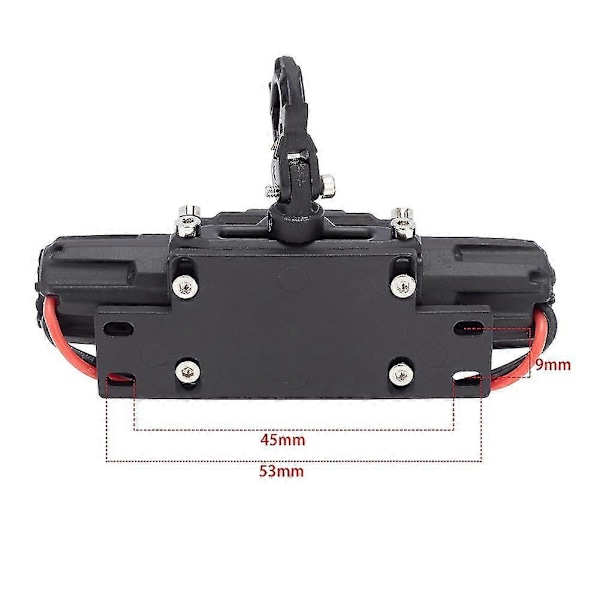 Dubbel S Automatisk Vinsch Trådlös Fjärrkontroll System För 1:10 RC Crawler Bil Axial Scx10 90