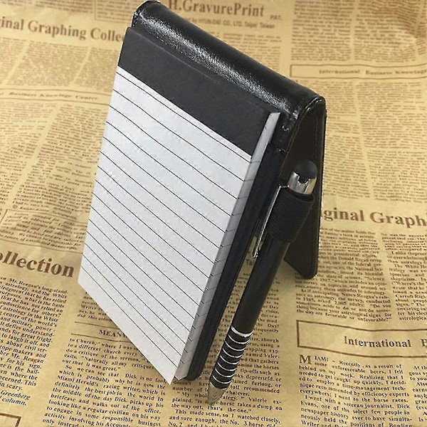 12 stk. Hvide Lomme Notesbog Refiller 3x5 Tommer Håndskrift Notesbog Med 30 Pr. Genopfyldelig Memobog