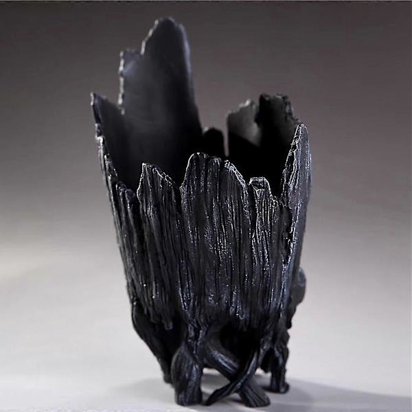 Kranie Plantekasser Gotisk Sort Kranie Blomsterpotter Beholder Hjem Fest Bar Ornamenter Dekorationer Gi