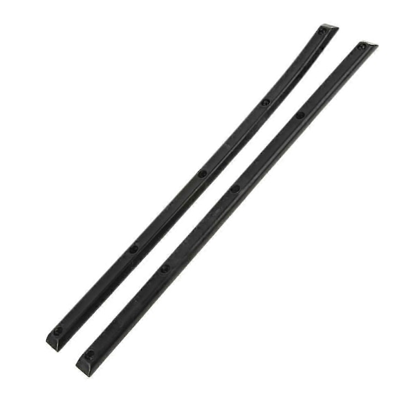 1 par longboard skateboard rails kantbeskyttelse med 10 monteringsskruer udendørs surf skateboard tilbehør