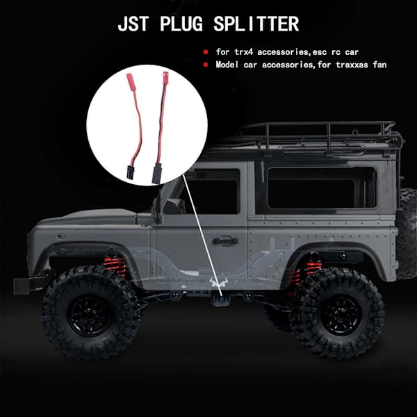 6st JST Kontakt Fördelningsset För -4 RC Bil Bana Lastbil Kylfläkt ESC Batteri Motor
