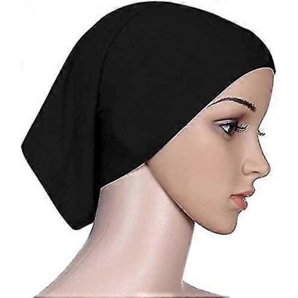 Naisten päähuivi joustava hikeä imevä puuvillainen alushuivi hijab-tuubihuivi