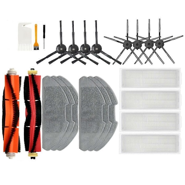 Hovedsidebørste Hepa Filter Moppekluter For Mi Vacuum-mop 2 Lite/pr /mjstl/mjst1s Støvsuger