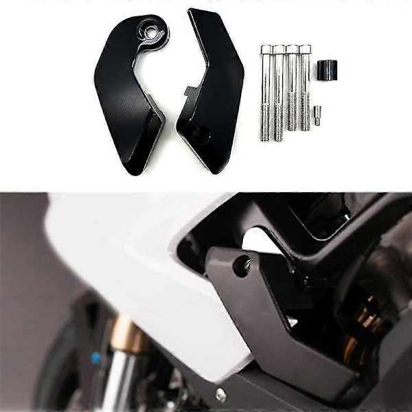 Til - S1000rr 2019 2020 2021 2022 Cykel Faldende Ramme Crash Pad Beskytter Grå