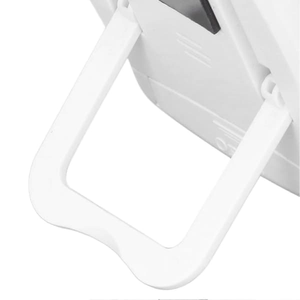 Trippel Timer Klocka Räkna Ner Upp 4.0x4.4cm LCD-Display Multifunktion Vit Inbyggt Batteri