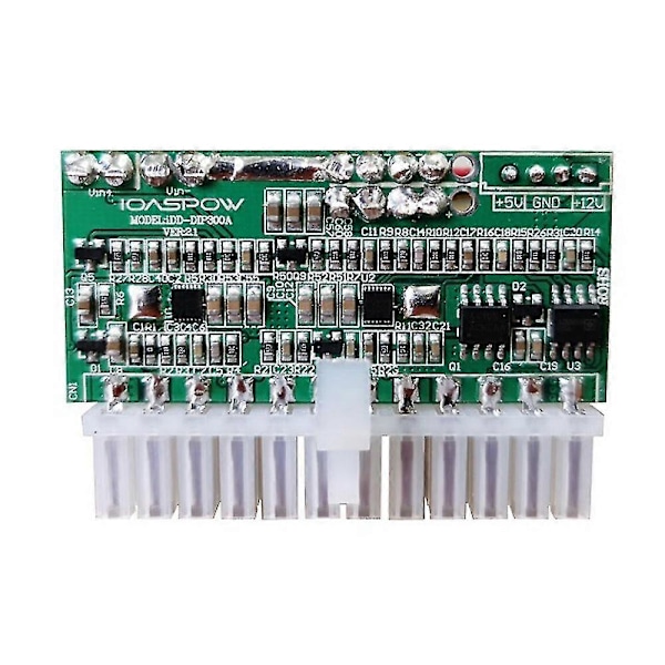 PCI-e Inngang DC 12V 300W DC-ATX-300W 24pin Pico ATX Bryter PSU Strømforsyningsmodul